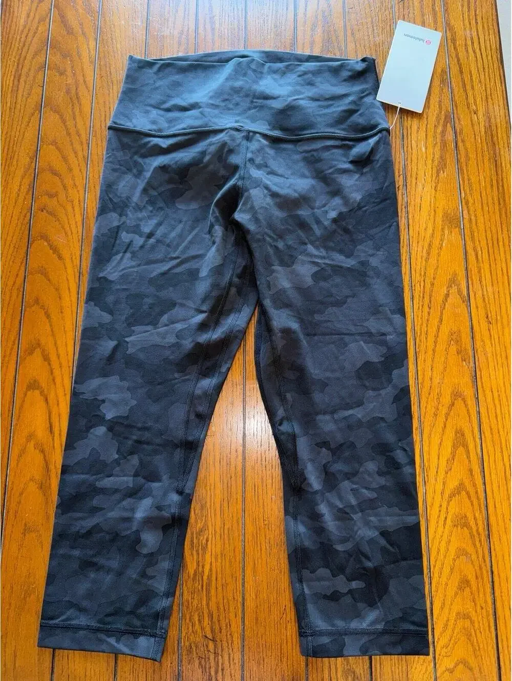 Lululemon Align High Rise 21” Heritage Camo Black H3DC Size 10 NWT